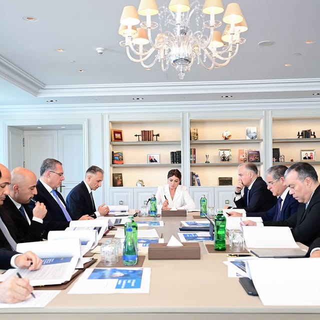 Birinci vitse-prezident Mehriban Əliyevanın sədrliyi ilə keçirilmiş Rəqəmsal İnkişaf Şurasın…